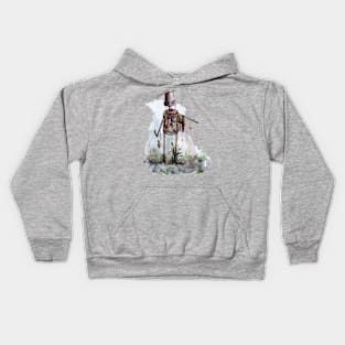 scarecrow - watercolour painting Kids Hoodie